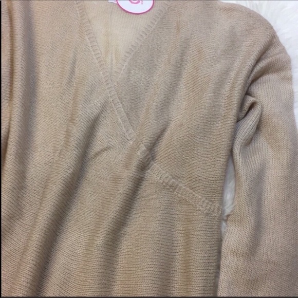 Oatmeal Draped Sweater - Picture 5 of 5